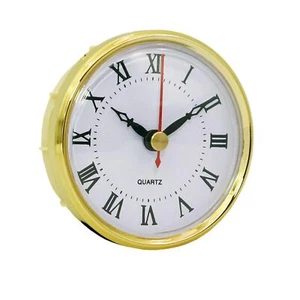 3 Inch (80 mm) Round Clock Insert with Roman Numerals Fit 3 Inch (76 mm) - Picture 1 of 4