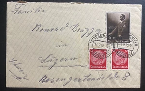1939 Friedrichshafen Germany cover To Lucern Switzerland - Picture 1 of 2