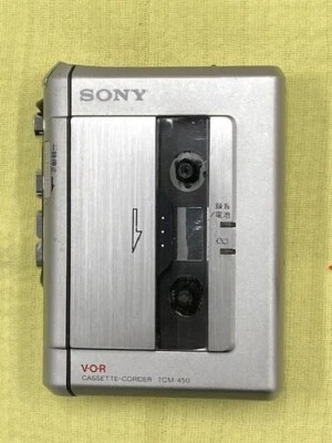 SONY TCM-450 WALKMAN Cassette Tape Recorder Player Portable Confirmed Operation - Image 1 of 4