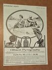 Old Vintage Antique Art - Gibson Pyrography - Outfit No. 95 - 1903 Print AD