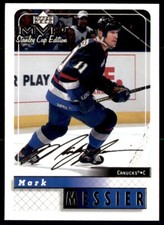 1999-00 Upper Deck MVP Stanley Cup Mark Messier Vancouver Canucks #182