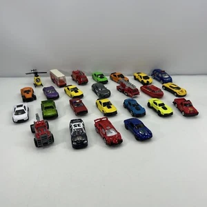 25 x Cars Die Cast Cars Scale 1:64 Bundle Cars Toy (helicopter , boat, bus) - Picture 1 of 15
