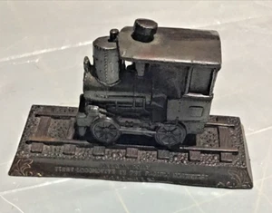Oregon Pony first Locomotive Pacific N.W. 1862-1869 Bronze Model Figurine - Picture 1 of 6