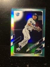 Yohei Ohshima 2021 Topps Chrome NPB Baseball Aqua Refractor /199 #89 Card PWE