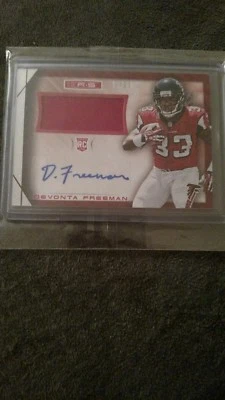 2014 Rookies & Stars DeVonta Freeman Rookie Jersey Autographs. - Image 1 of 2