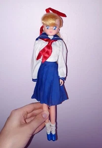 Sailor Moon R Team Doll Bambola Poupee Bandai Japan Minako Aino School Venus - Imagen 1 de 2