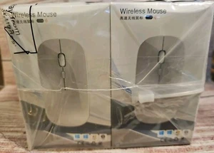 10x Bluetooth Wireless Mouse Thin For Laptop Universal Rechargeable Intelligent - Picture 1 of 5