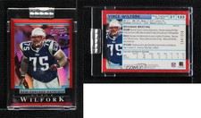 2004 Bowman Chrome Uncirculated Red Refractor /210 Vince Wilfork #133 Rookie RC