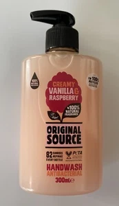 Original Source Handwash Creamy Vanilla & Raspberry Seife Vanille & Himbeere neu - Bild 1 von 2