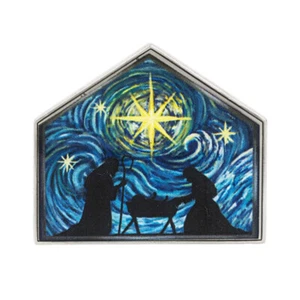 Jesus is the Reason for the Season Nativity Charm - Picture 1 of 2