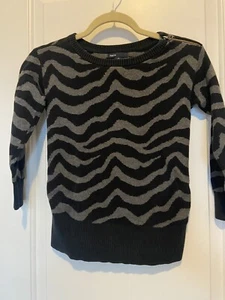 Gap Kids Zebra Sweater Size S 6-7 - Picture 1 of 5