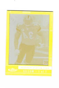 2008 Finest Printing Plates Yellow Rashard Mendenhall (1/1) - Picture 1 of 3