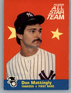 1986 Fleer Baseball "All-Stars" Insert Cards - Picture 1 of 23