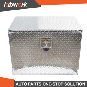 Labwork 24" x 17" x18"  Silver Aluminum Truck Underbody Tool Box Trailer Storage - Picture 1 of 13