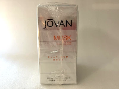 Jovan MUSK PLATINUM MUSK мужской одеколон-спрей 3,0 унц лот из 3 - Изображение 1 из 4