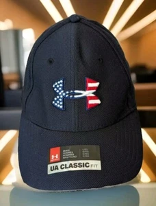 Under Armour UA Classic Fit L/XL Mens Fitted Cap Black - Picture 1 of 6