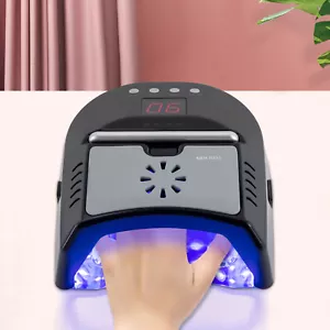 Lampada Unghie UV LED Senza Fili 72W Lampada Asciuga Unghie Ricaricabile per Gel Unghie+Ventilatore - Foto 1 di 20