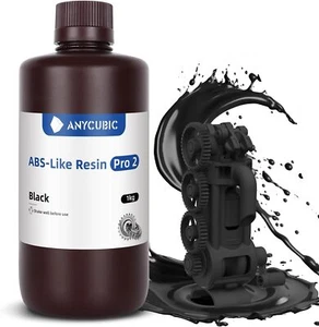2KG ANYCUBIC Black ABS-Like Resin Pro 2 3D Drucker Schwarz UV Harz für M3 MONO - Bild 1 von 8