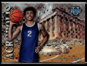 2024-25 Bowman Chrome U X-Fractor Acropolis Nolan Traore France Saint-Quentin - Picture 1 of 2