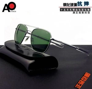Ao Aviation Sonnenbrille Herren Original Etui Putztuch American Optical Glass - Bild 1 von 31