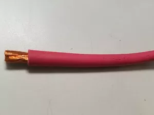 50 FEET FLEXAPRENE Welding Cable #4 Gauge RED 100 AMPS USA 4 AWG BATTERY CABLE - Picture 1 of 1