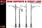 Miniart Tram Supports And Street Lamps Kit 1:35
