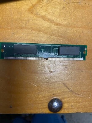 vintage LX SM532512LP-8 82595-02 72 PIN DRAM SIMM memory board/warranty - Image 1 of 3