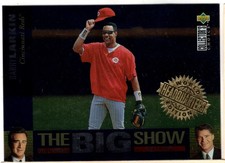1997 Collector's Choice The Big Show World Headquarters #17 Barry Larkin Reds