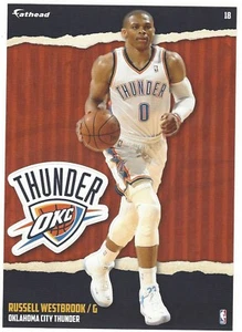 Calcomanía Russell Westbrook Fathead Tradeables OKC THUNDER UCLA BRUINS 2014-15 #18 - Imagen 1 de 4
