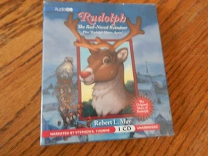“Rudolph The Red-Nosed Reindeer”; 1-CD Unabridged Audio Book/Sealed - Imagen 1 de 2