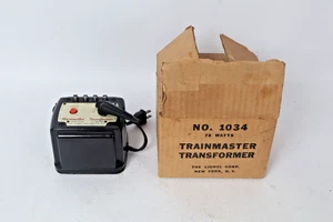 Trasformatore Lionel post guerra Trainmaster tipo 1034 75 Watt con scatola originale - Foto 1 di 13