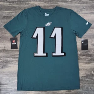 Camiseta Nike Para Hombre Verde Medianoche Philadelphia Eagles Carson Wentz #11 Logo M - Imagen 1 de 12
