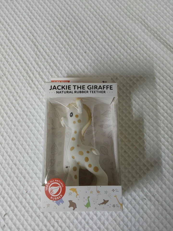 Натуральный резиновый прорезыватель для младенцев Nuby Jackie the Giraffe - Изображение 1 из 1
