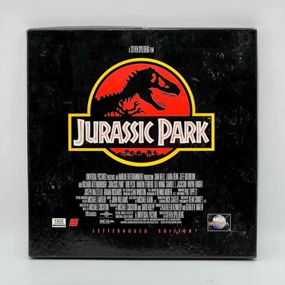 Jurassic Park Laserdisc Letterboxed Edition 3 Disc  Box Set 1993 - Image 1 of 3