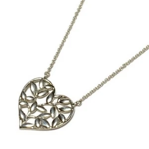 Auth TIFFANY&Co. Olive Leaf - Silver Necklace - Picture 1 of 24