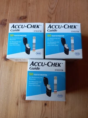 accu check guide -  3 x 50 teststreifen  - Bild 1 von 2