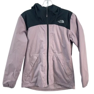 The North Face Girls L Pink Polyester Faux Fur Lined Hooded Jacket Pre-Owned - Picture 1 of 4