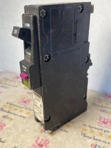 Square D QO120DF QO 1P 20A Dual Function AFCI GFCI Breaker Used - Picture 1 of 5