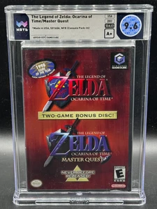 Legend of Zelda Ocarina Time Master Quest Nintendo GameCube New WATA 9.6 A+ - Picture 1 of 2