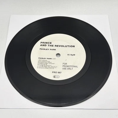 Prince And The Revolution ‎– Paisley Park 7" 45 Vinyl 1985 PROMO Germany RARE - Image 1 of 4