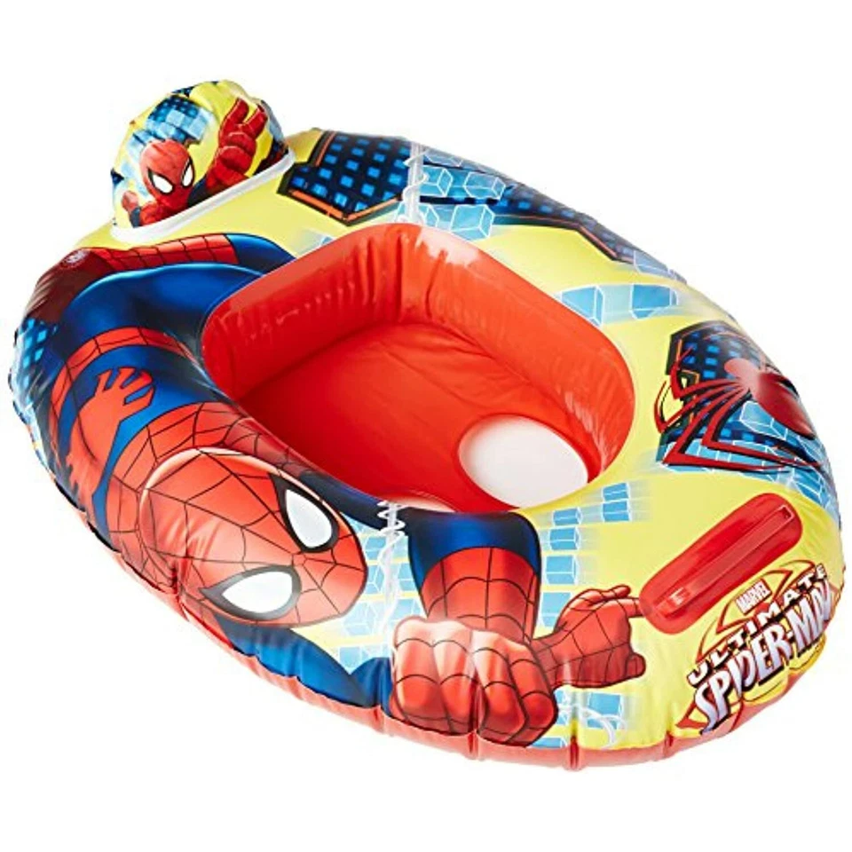 Piscina inflable para niños Marvel Spider-Man flotador con asiento Foto 1 de 1