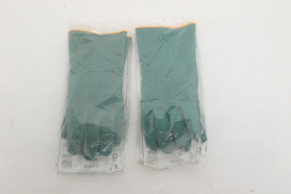 2 pares de guantes MAPA Kronit-Proof 395 multicapa de nitrilo de peso pesado talla 9 verde Foto 1 de 4