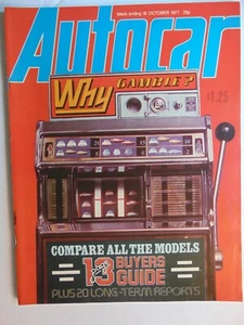 AUTOCAR MAGAZINE October 15 1977 DeLorean - Foto 1 di 1