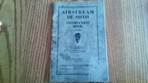 1936 DeSoto AirStream Instruction Book - Picture 1 of 5