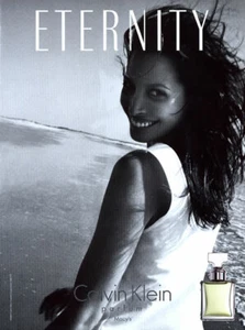 2000 Calvin Klein CK Eternity perfume Christy Turlington 1 página anuncio de revista - Imagen 1 de 1