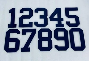 Yankees Style Authentic TACKLE TWILL Back Number - 8 Inches - Choose Any Number - Picture 1 of 1