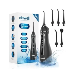 Water Dental Flosser Cordless for Teeth - Nicwell 4 Modes Dental Oral Irrigat... - Picture 1 of 6