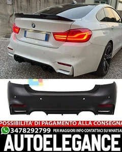 BMW Serie 4 F32 Coupe 2013- Parachoques Trasero Completo Look M4 Look - Imagen 1 de 18