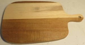Vintage handgefertigtes Schneidebrett ganz Holz hausgemacht mit Hängegriff 13x7-3/4x5/8" - Bild 1 von 15