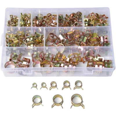 Clipe de mola para carro linha de combustível clipe de mangueira tubo de água braçadeira de tubo de ar acessórios de fixação - Imagem 1 de 4